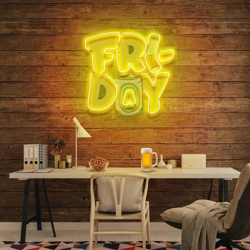 Friday Artwork Led Neon Sign Light