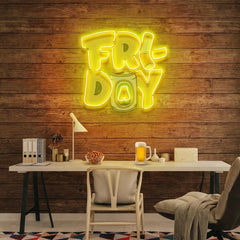 Friday Artwork Led Neon Sign Light
