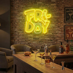 Friday Artwork Led Neon Sign Light