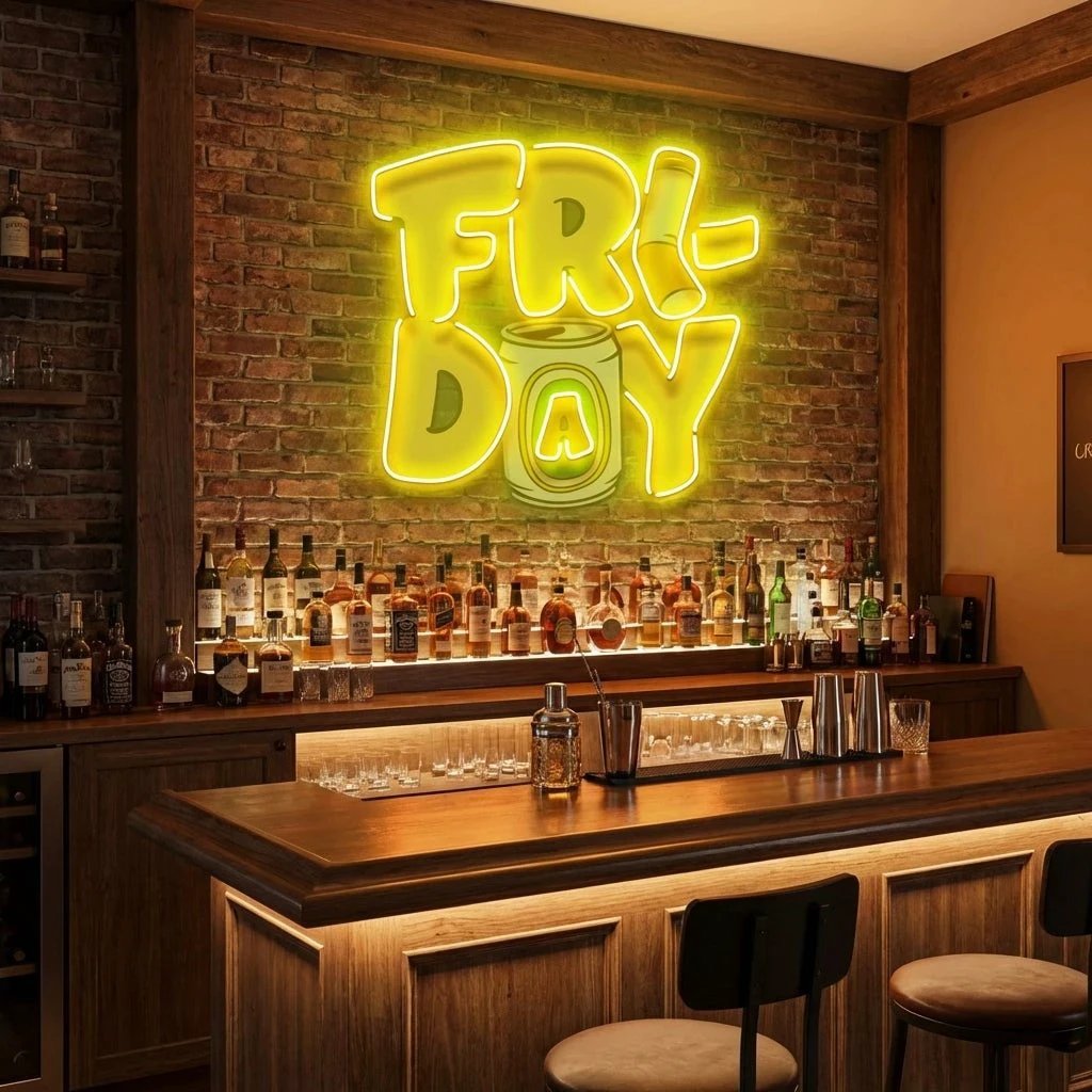 Friday Artwork Led Neon Sign Light