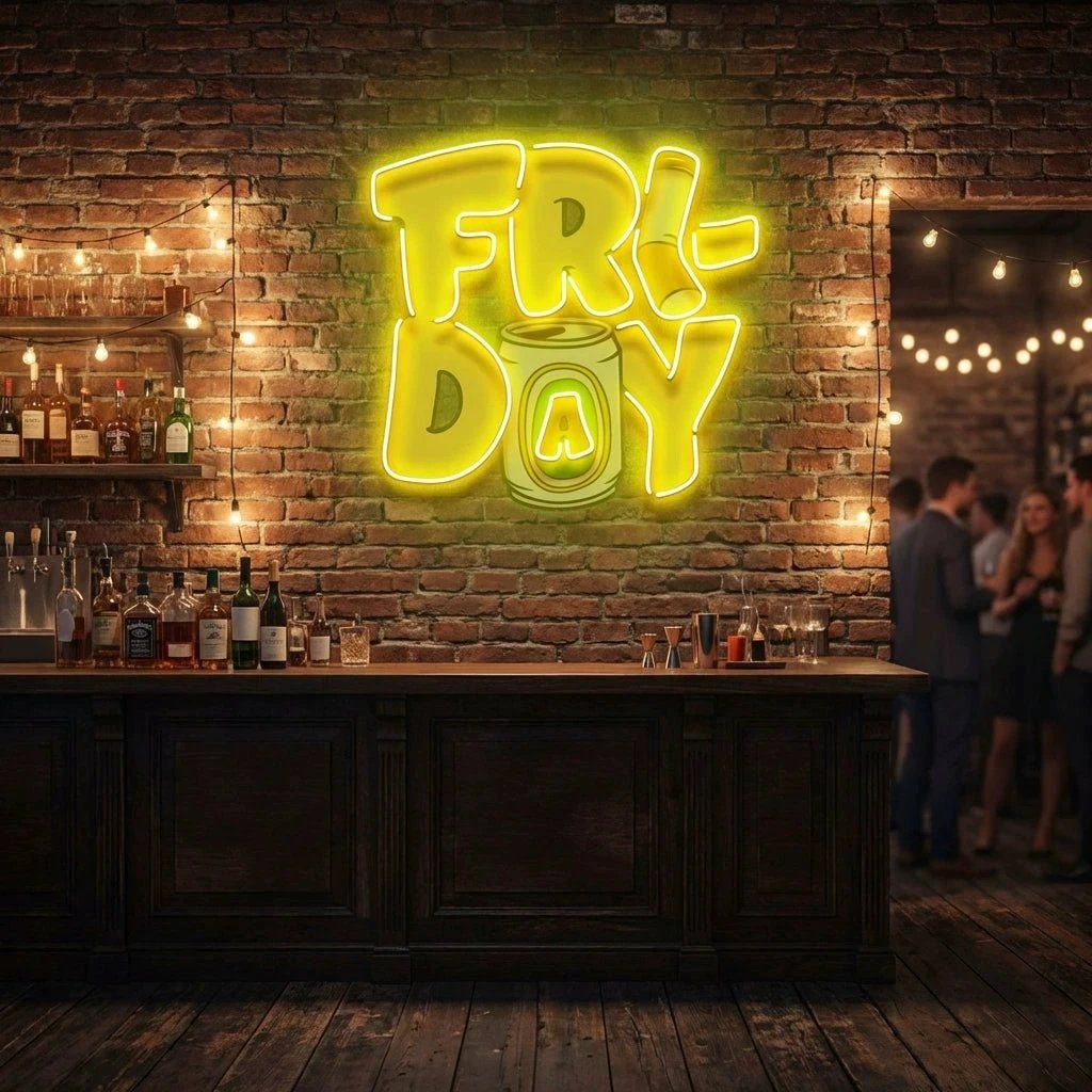 Friday Artwork Led Neon Sign Light