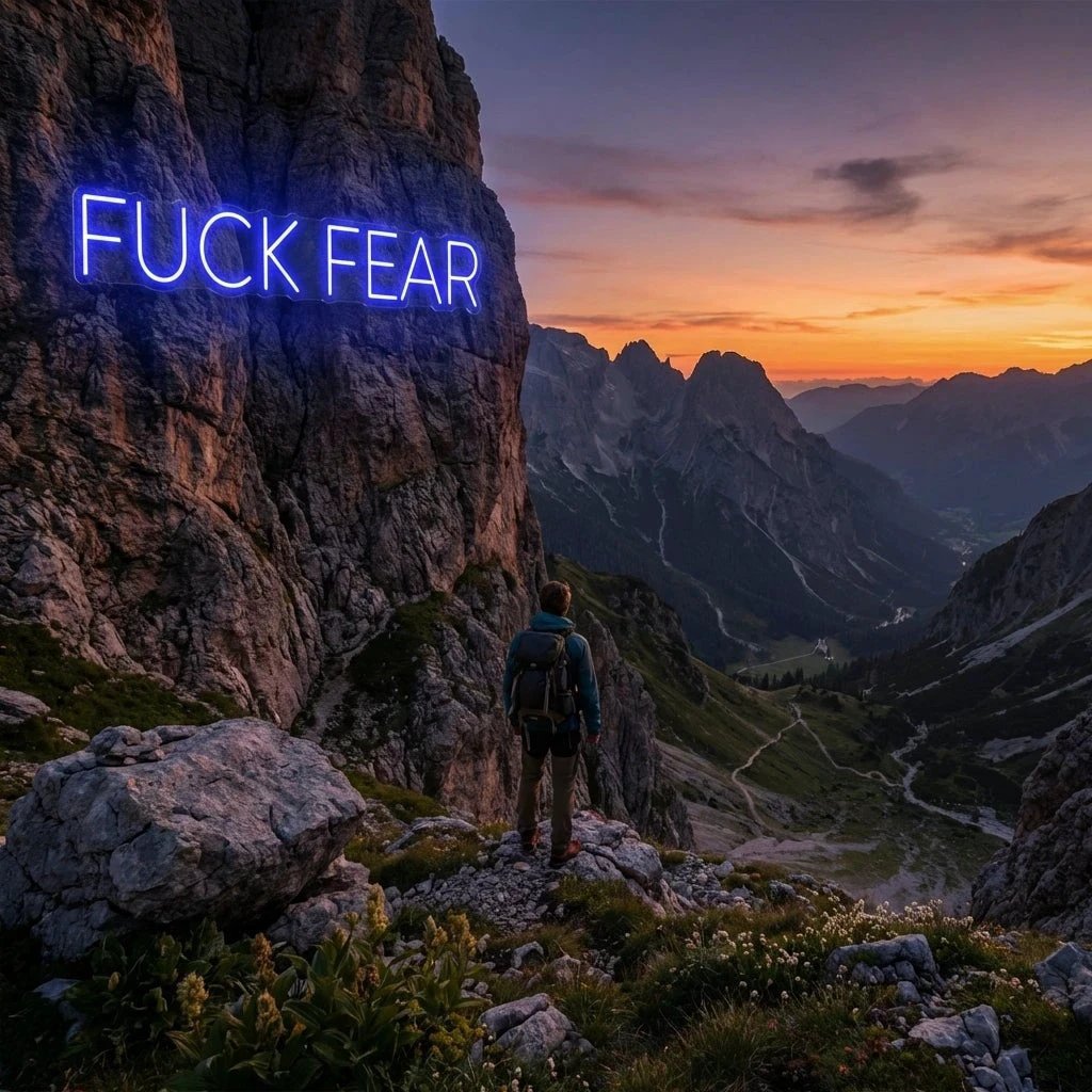Fuck Fear Led Neon Sign Light