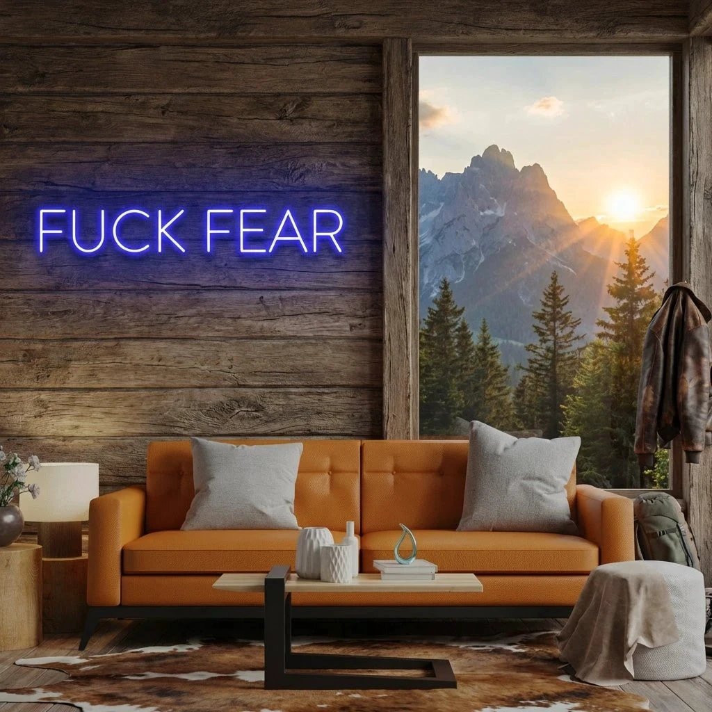 Fuck Fear Led Neon Sign Light