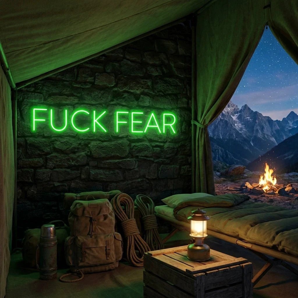 Fuck Fear Led Neon Sign Light