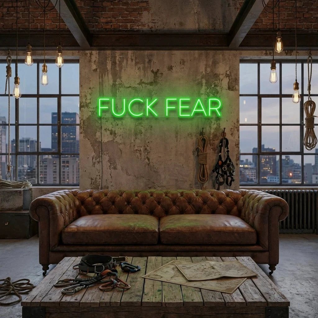 Fuck Fear Led Neon Sign Light