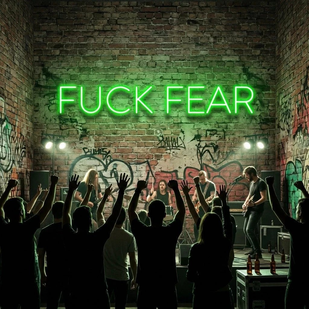Fuck Fear Led Neon Sign Light