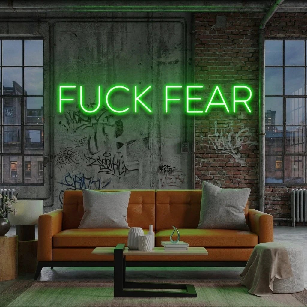Fuck Fear Led Neon Sign Light