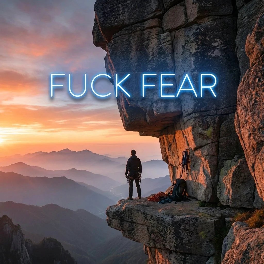 Fuck Fear Led Neon Sign Light
