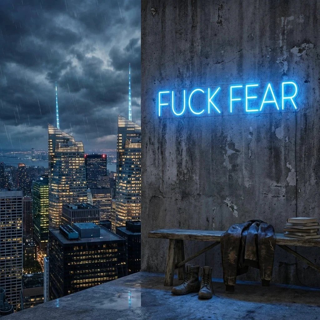 Fuck Fear Led Neon Sign Light