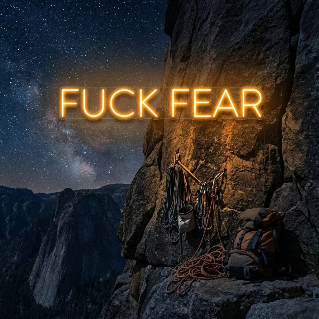 Fuck Fear Led Neon Sign Light