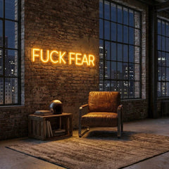 Fuck Fear Led Neon Sign Light