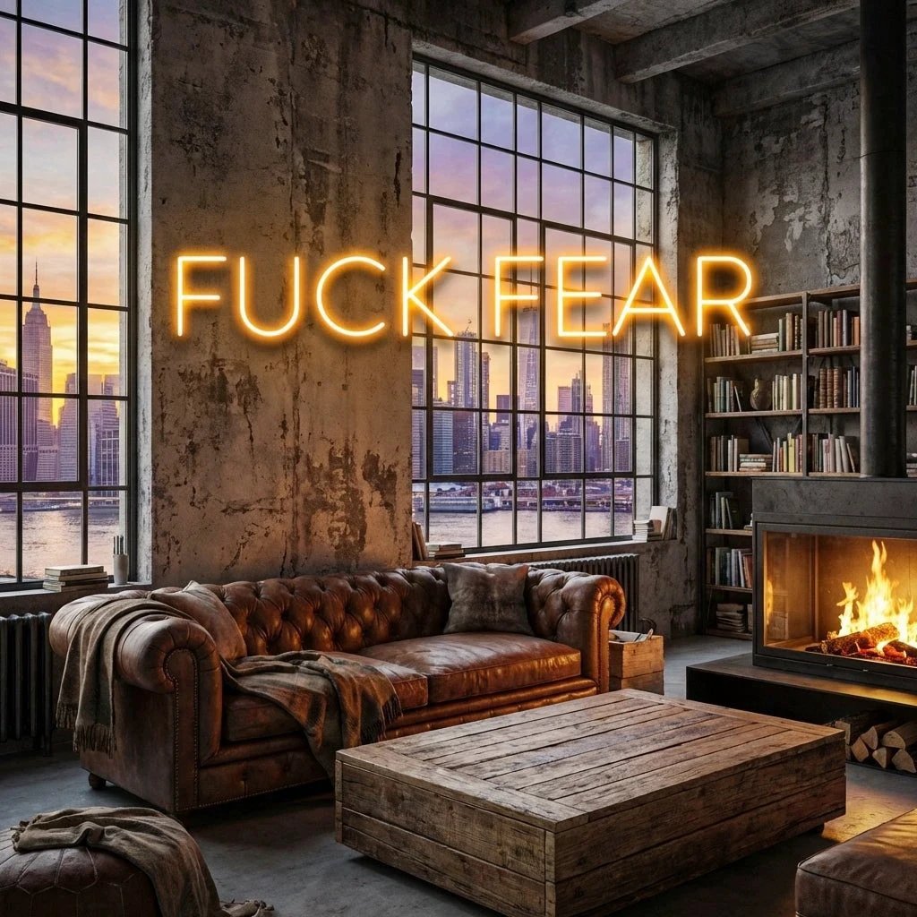 Fuck Fear Led Neon Sign Light