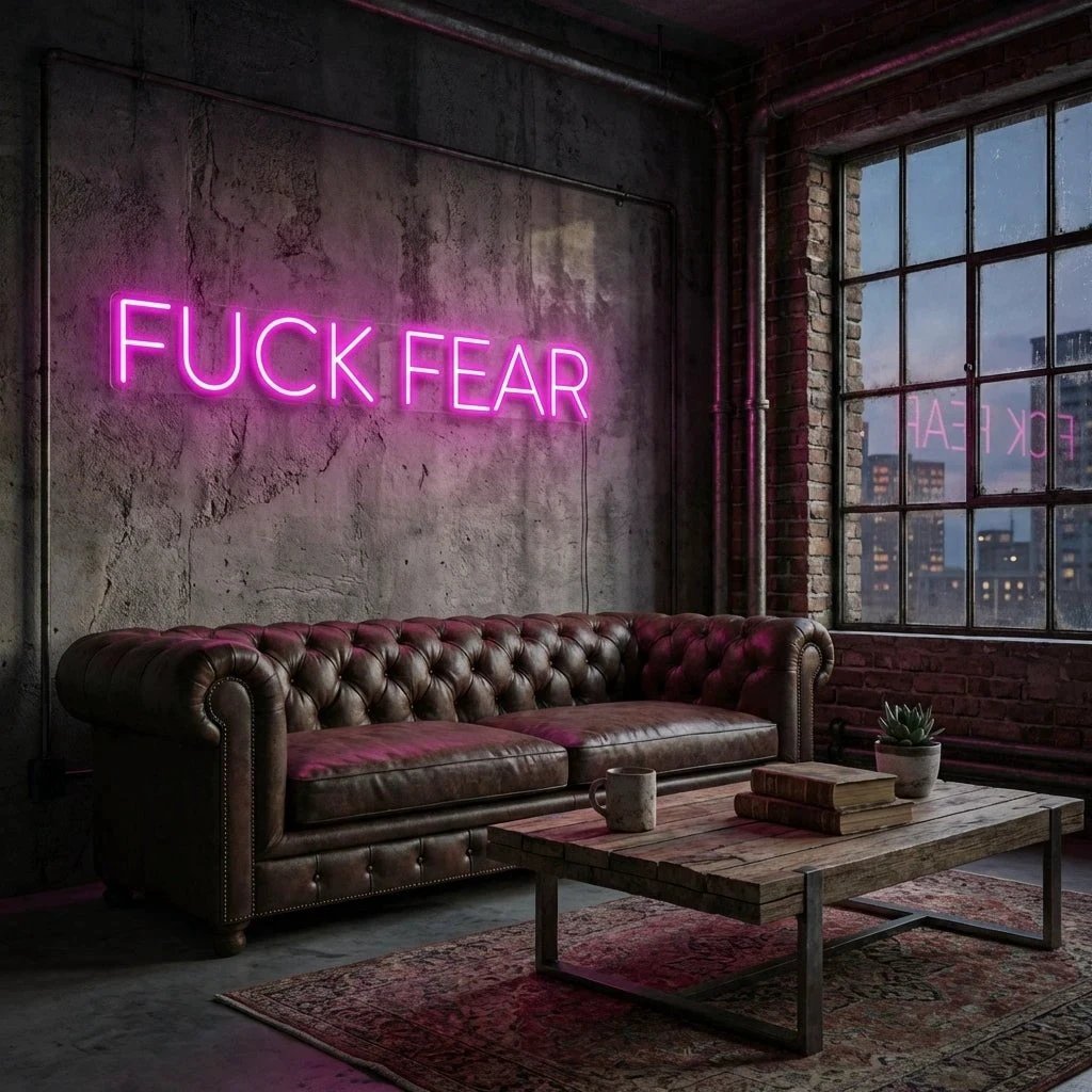 Fuck Fear Led Neon Sign Light