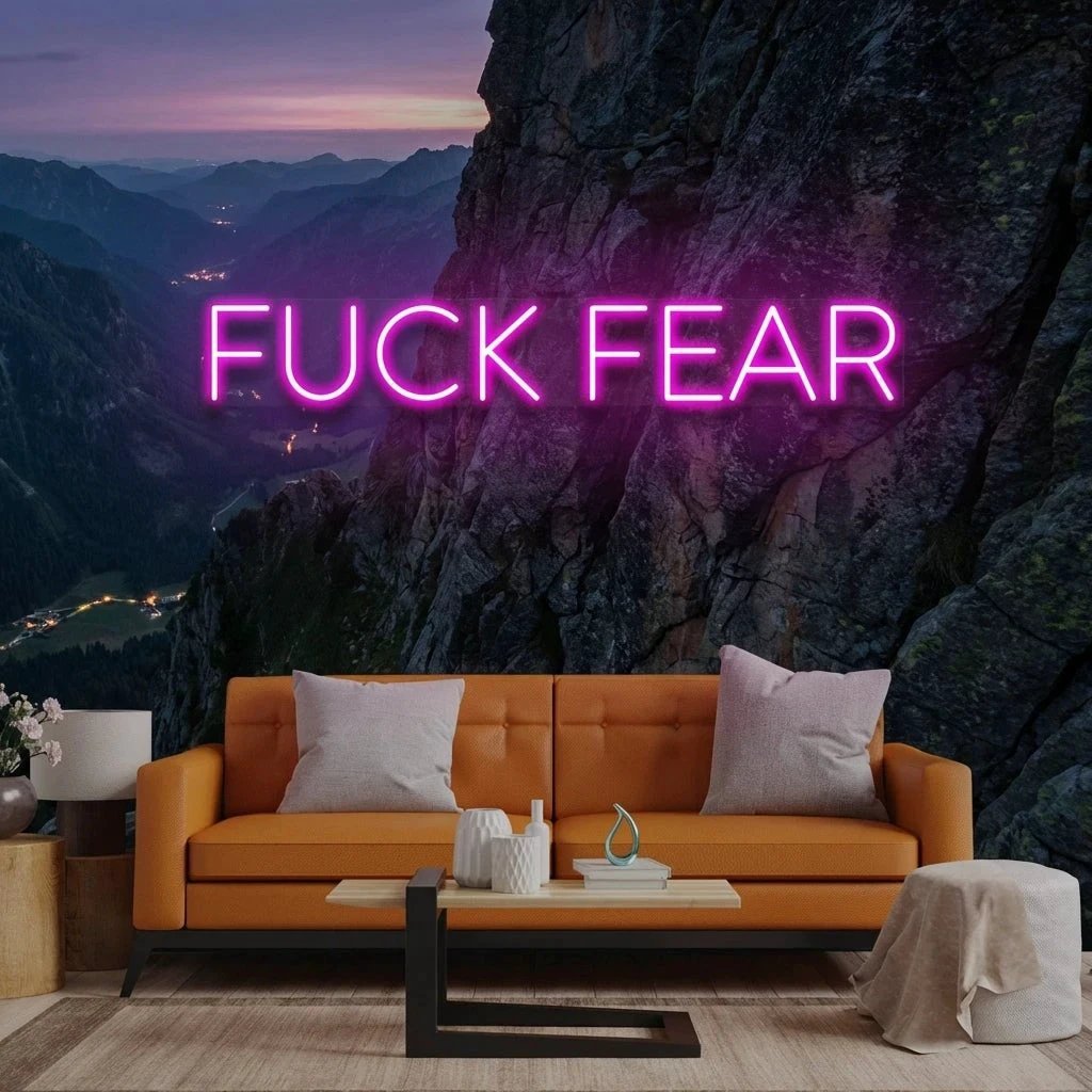 Fuck Fear Led Neon Sign Light