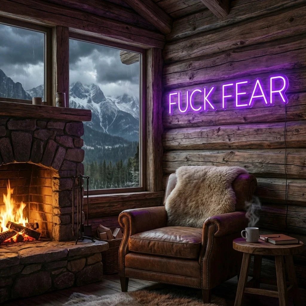 Fuck Fear Led Neon Sign Light