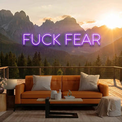 Fuck Fear Led Neon Sign Light