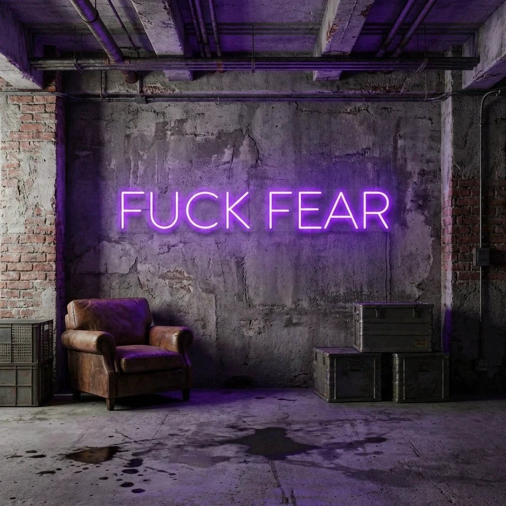 Fuck Fear Led Neon Sign Light