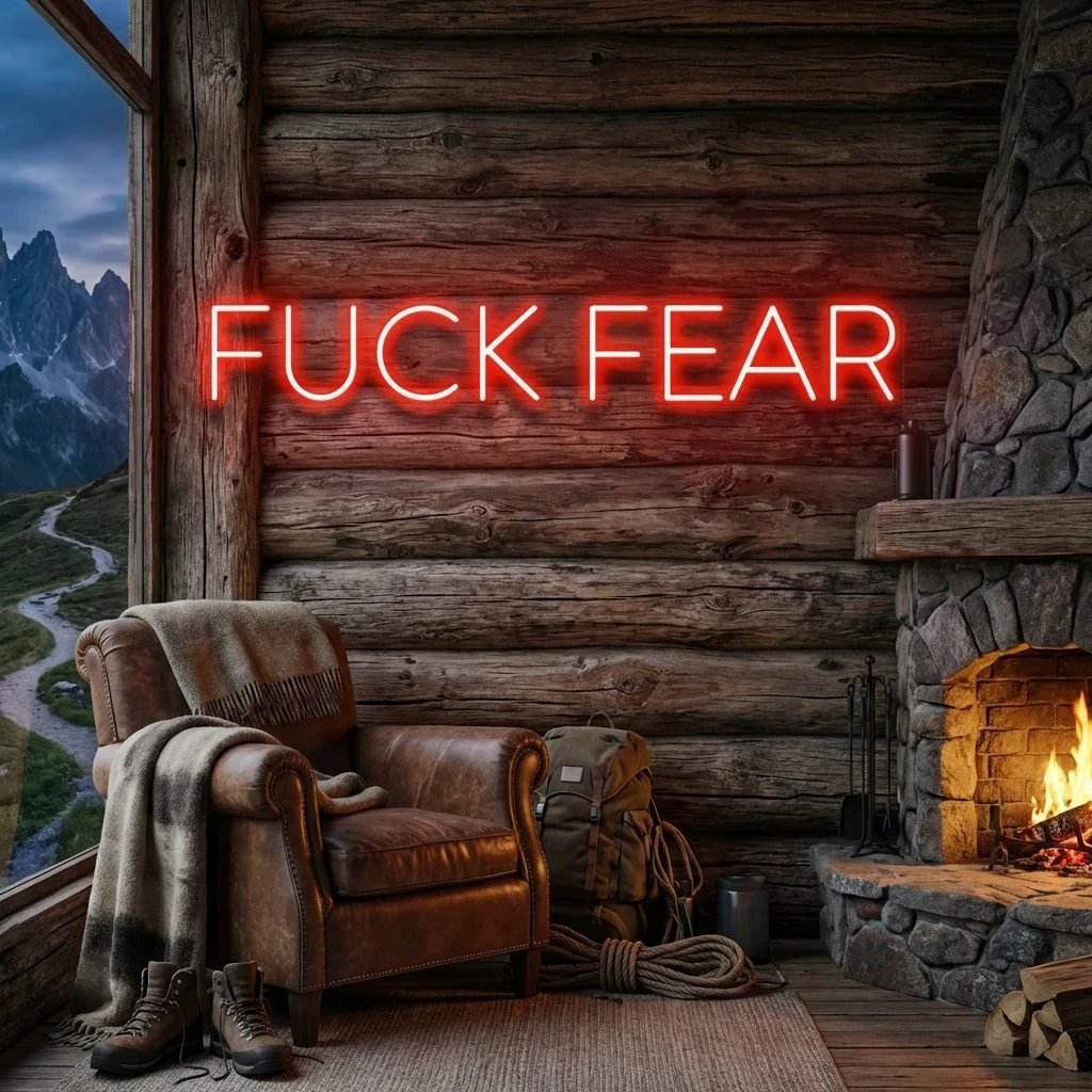 Fuck Fear Led Neon Sign Light