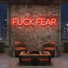 Fuck Fear Led Neon Sign Light