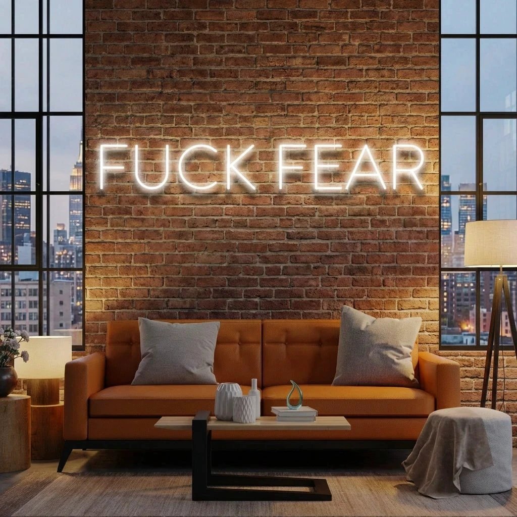 Fuck Fear Led Neon Sign Light