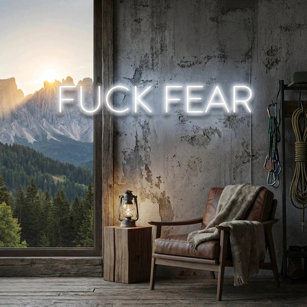 Fuck Fear Led Neon Sign Light