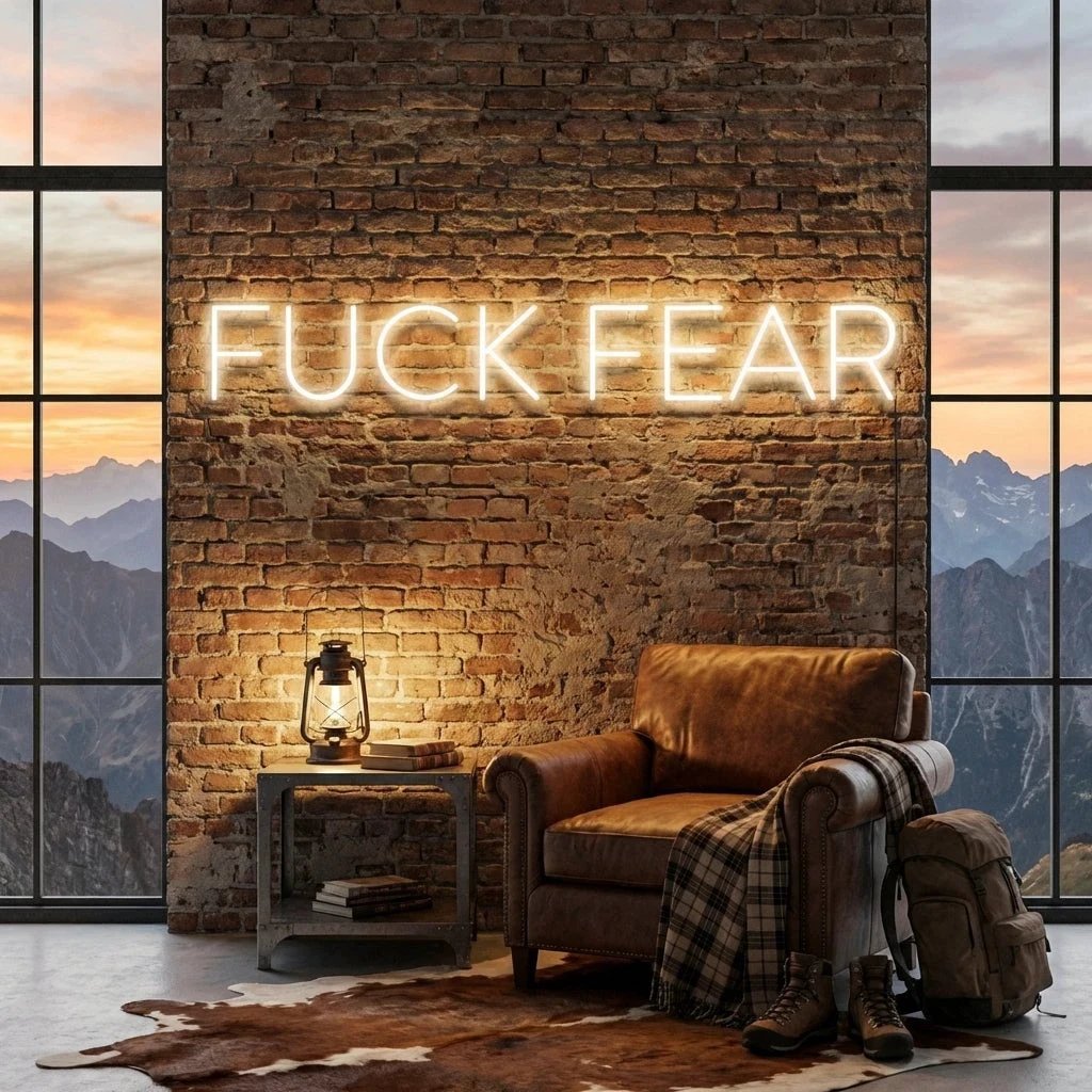 Fuck Fear Led Neon Sign Light