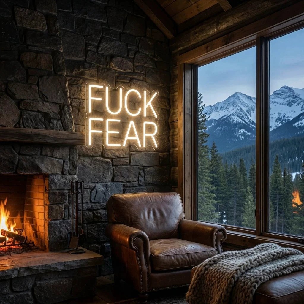 Fuck Fear Led Neon Sign Light