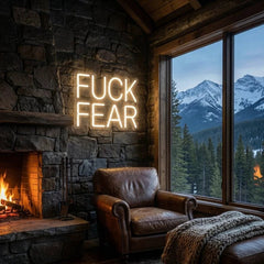 Fuck Fear Led Neon Sign Light