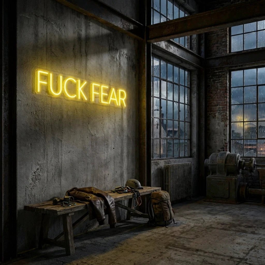 Fuck Fear Led Neon Sign Light