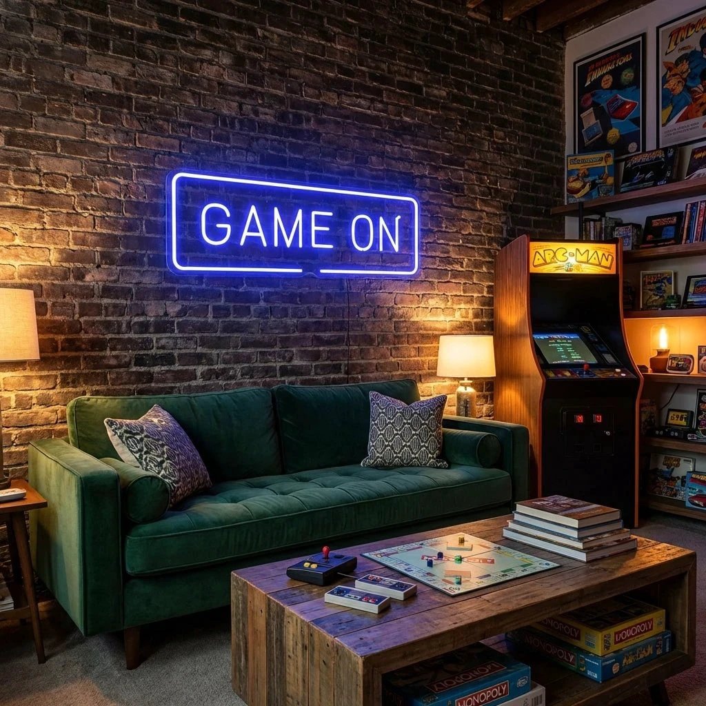 Game On Led Neon Sign Light