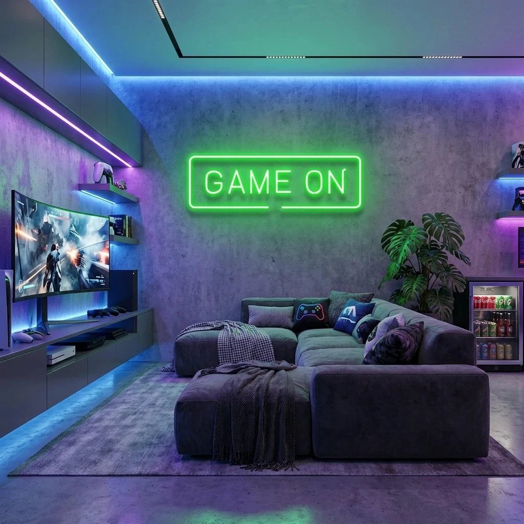 Game On Led Neon Sign Light