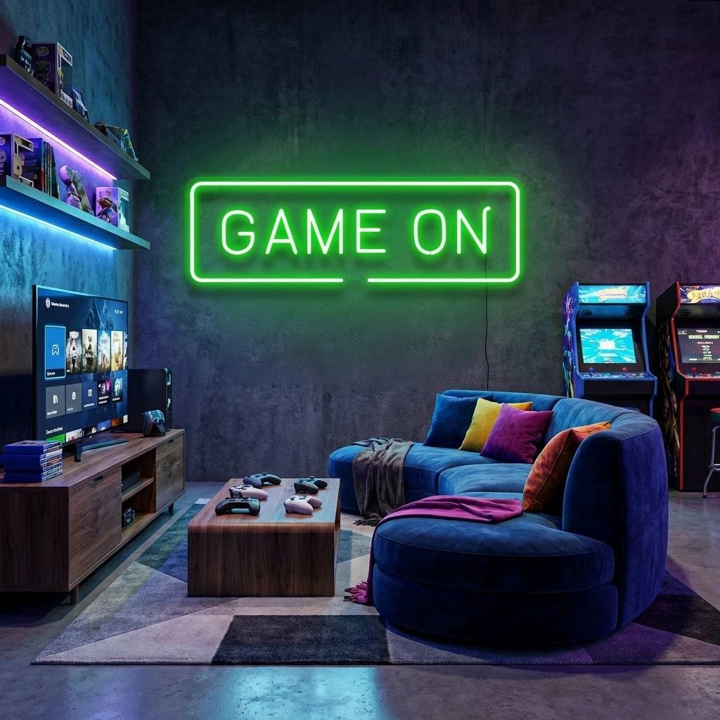 Game On Led Neon Sign Light
