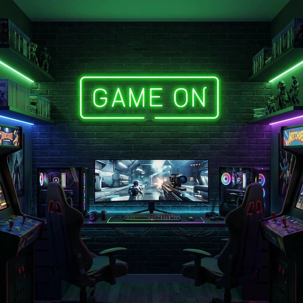 Game On Led Neon Sign Light