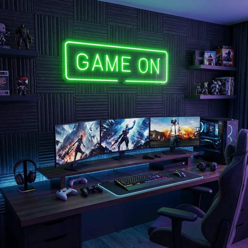 Game On Led Neon Sign Light