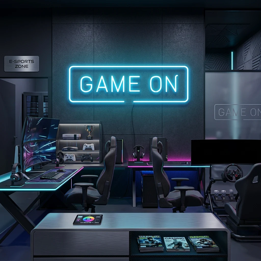 Game On Led Neon Sign Light