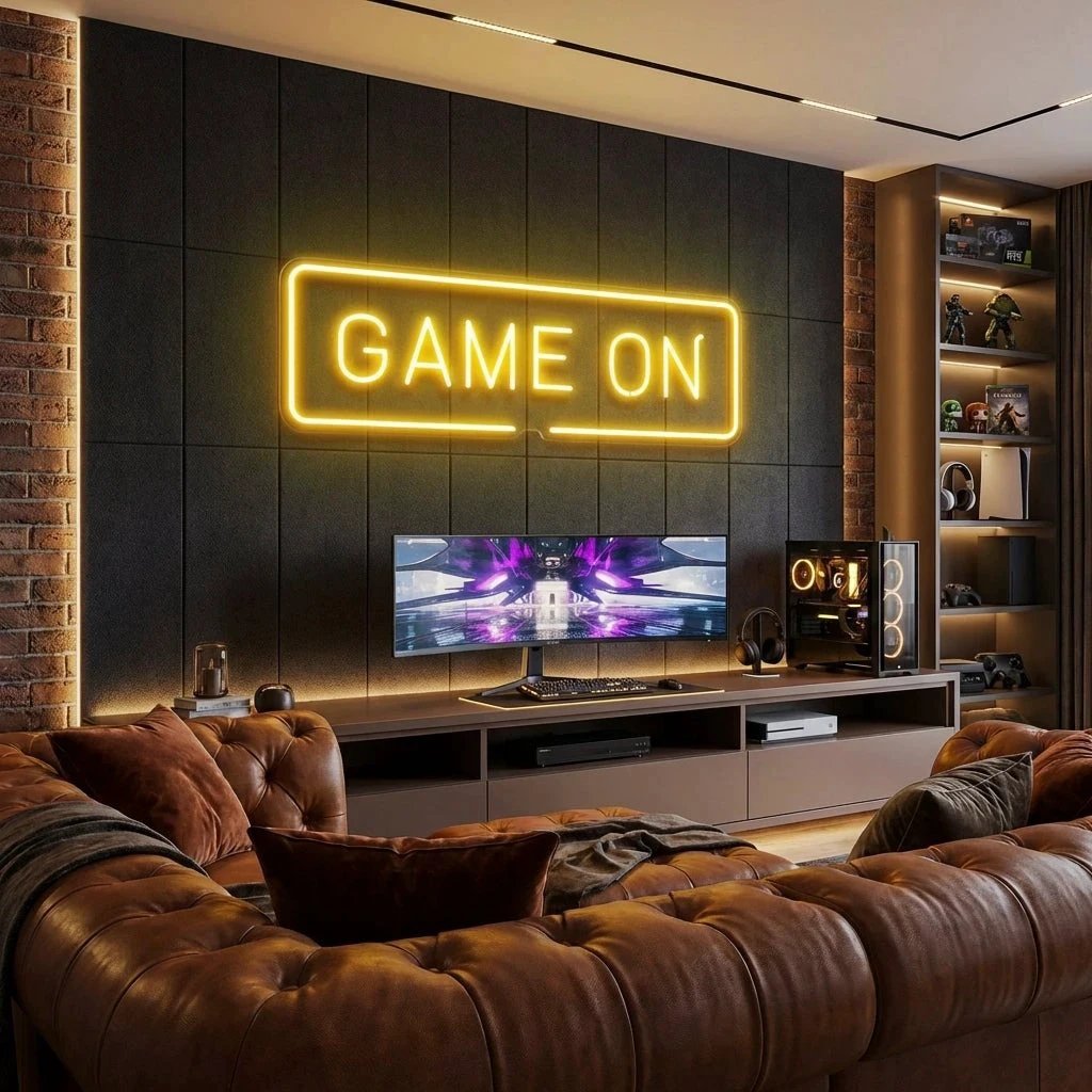 Game On Led Neon Sign Light