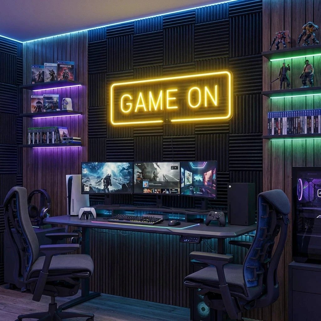 Game On Led Neon Sign Light