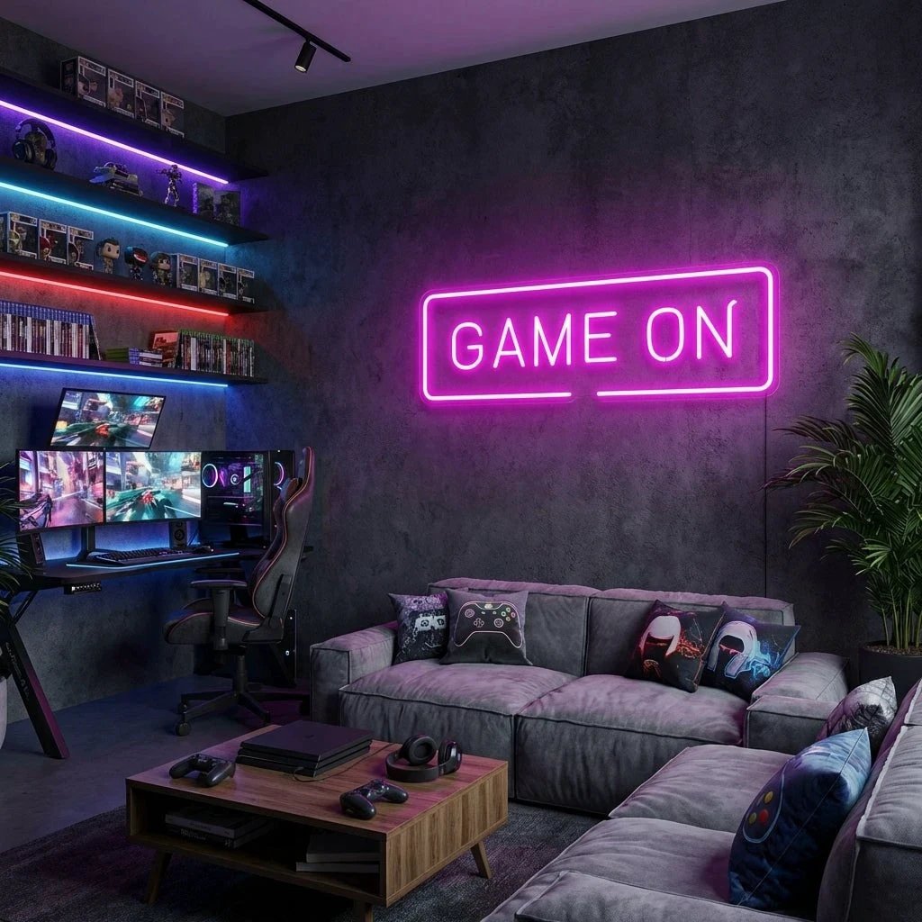 Game On Led Neon Sign Light