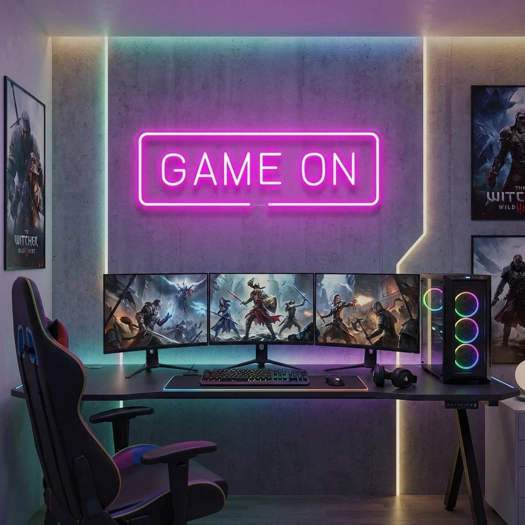 Game On Led Neon Sign Light