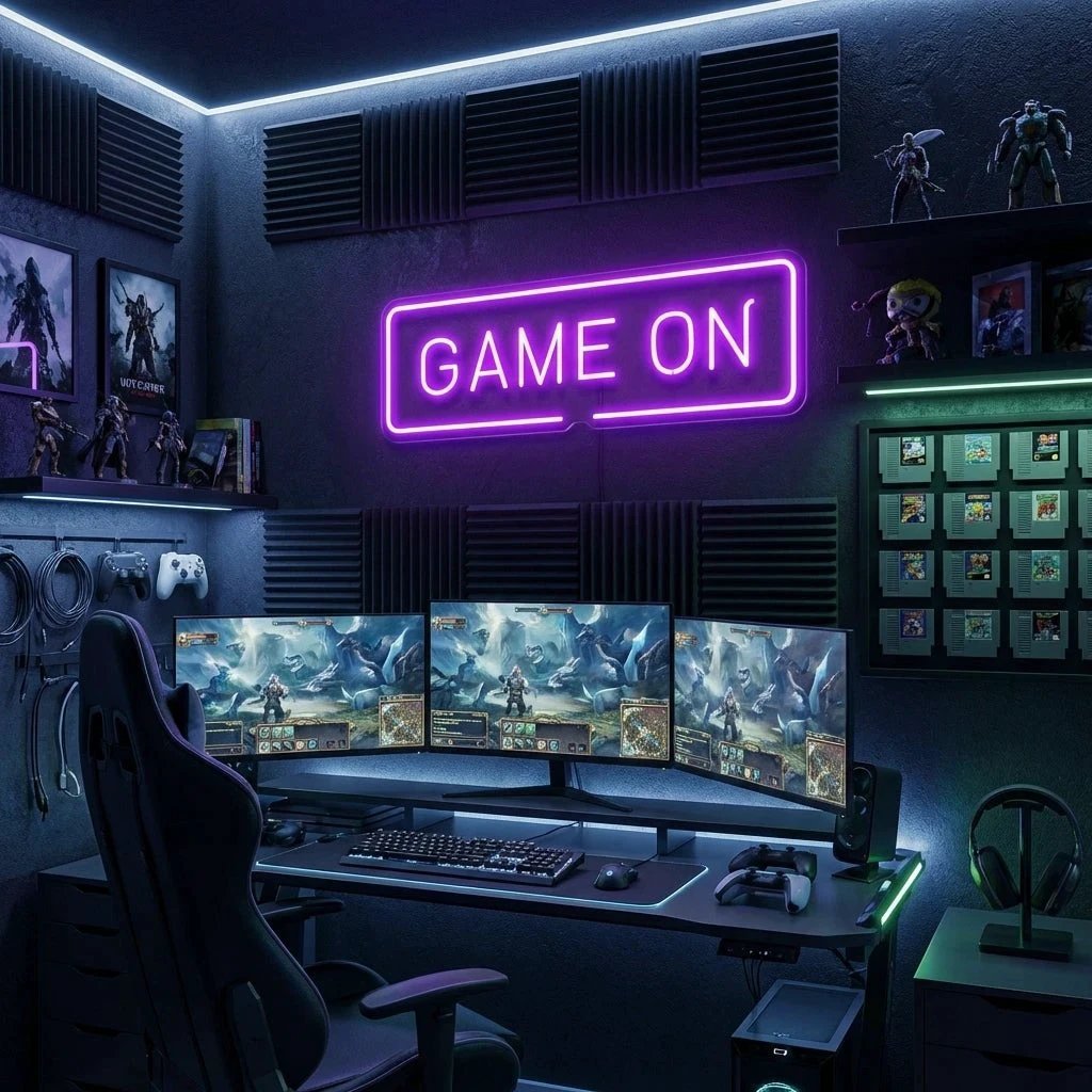 Game On Led Neon Sign Light