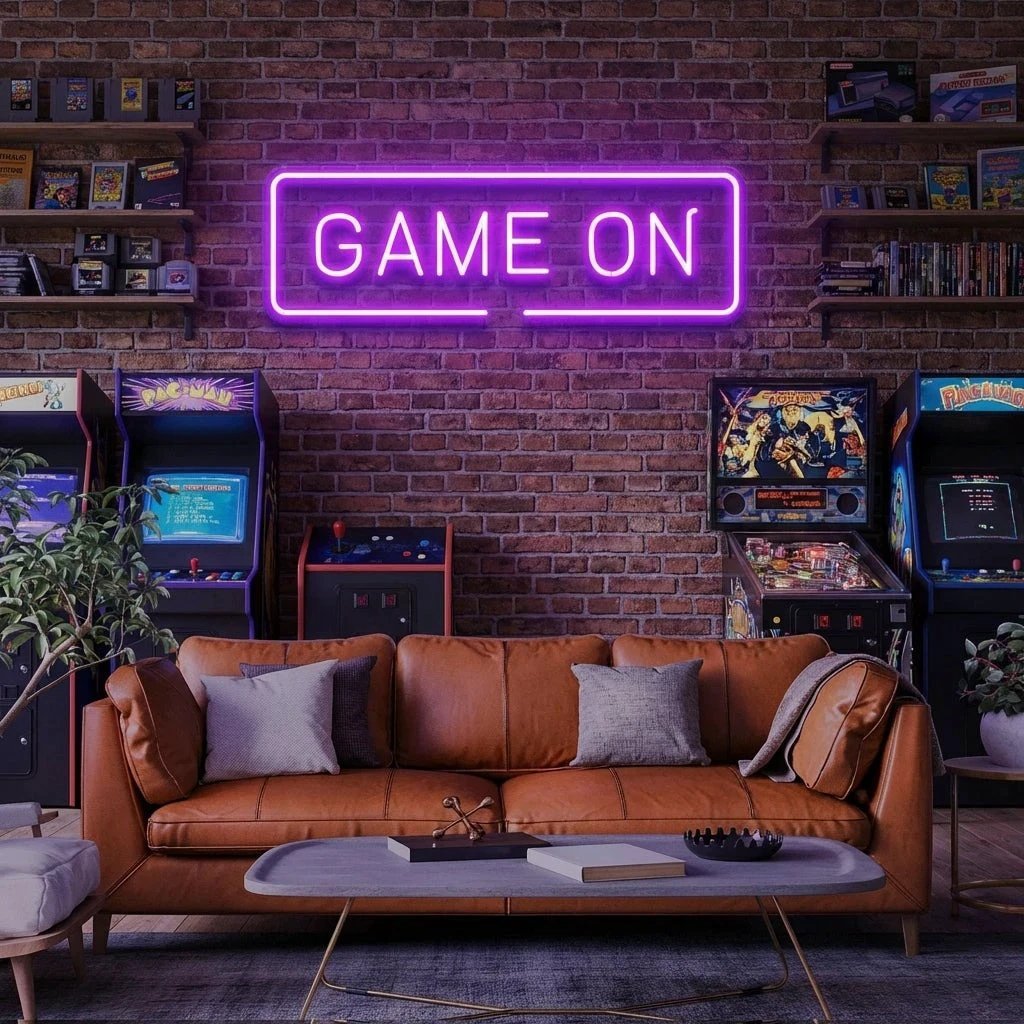 Game On Led Neon Sign Light