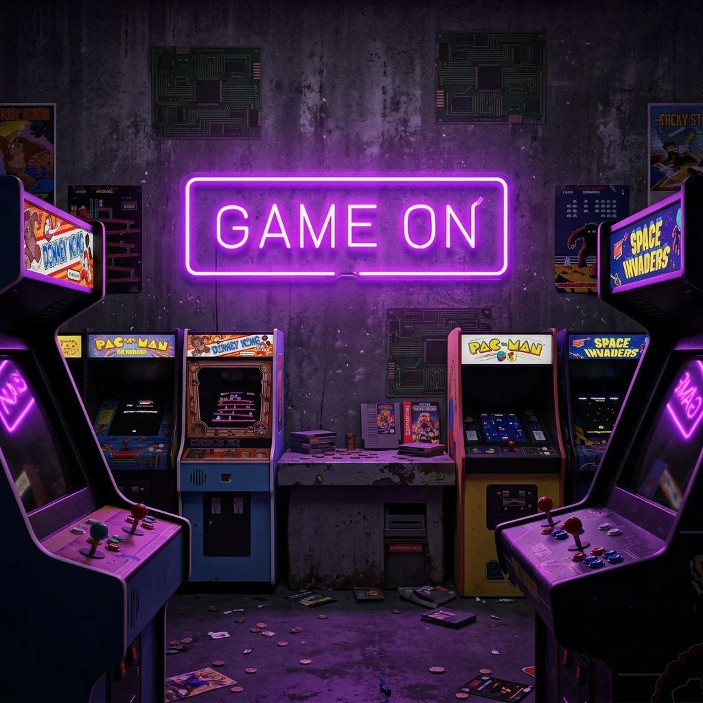 Game On Led Neon Sign Light