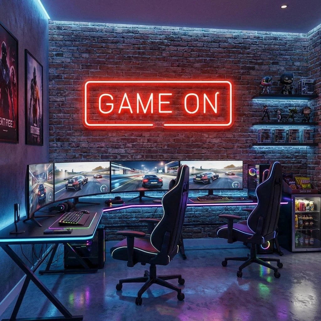 Game On Led Neon Sign Light
