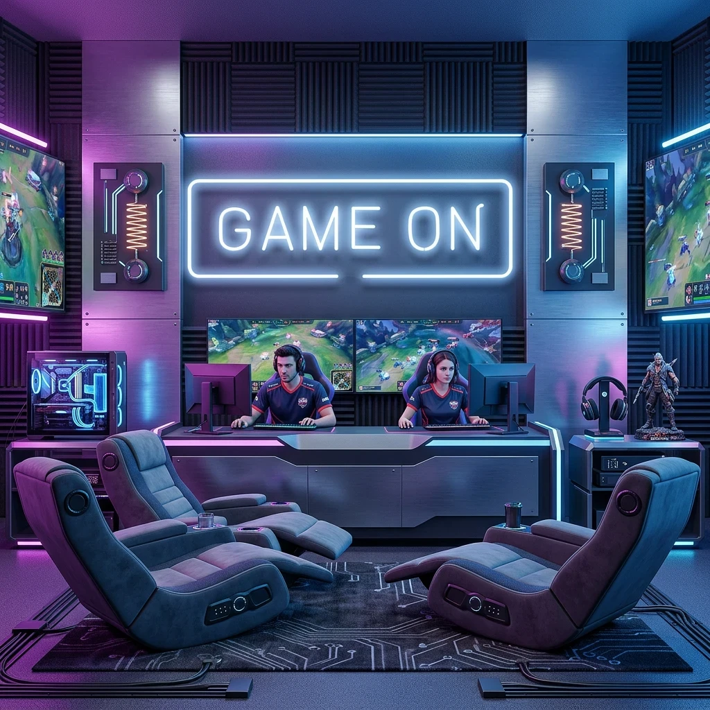 Game On Led Neon Sign Light