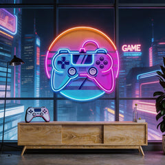 Game Plus Logo LED Neon Sign Light Pop Art
