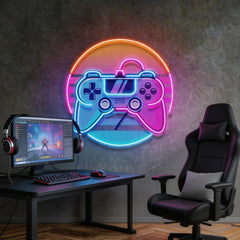 Game Plus Logo LED Neon Sign Light Pop Art