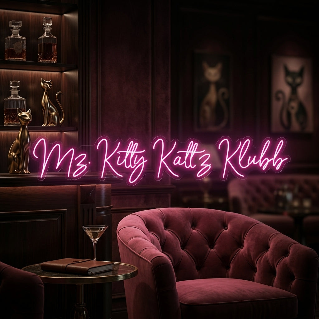 Custom Neon: Mz. Kitty Kat...