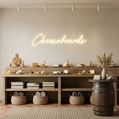Custom Neon: Cheeseboards