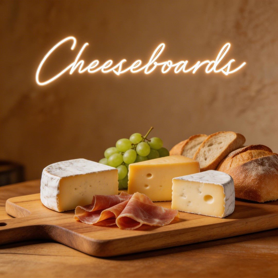 Custom Neon: Cheeseboards
