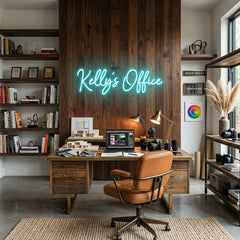 Custom Neon: Kelly's Office